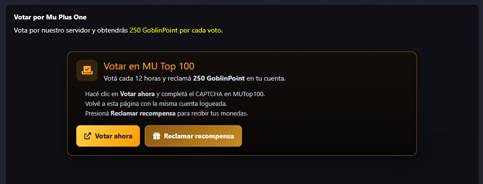 Paso 3: Página de votos